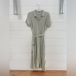 Dex Sage Green Maxi Dress